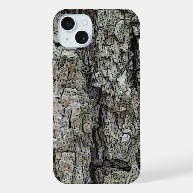 Old Pine Bark iPhone Case (Back)