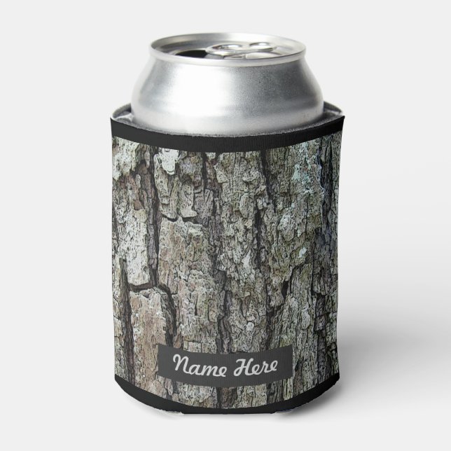 Old Pine Bark with any Name Can Cooler (Can Front)