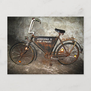 Old Pit Bicycle Postcard