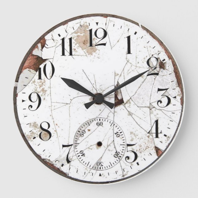 Old Pocket Watch Wall Clock (Front)
