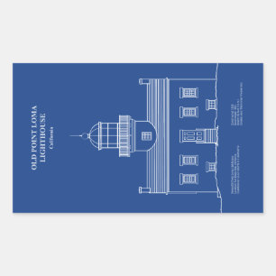 Old Point Loma Lighthouse - California – AD Sticker