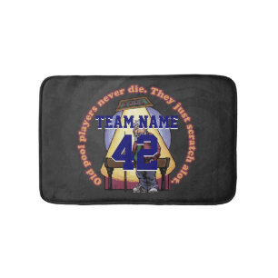 Old Pool players Bath Mat