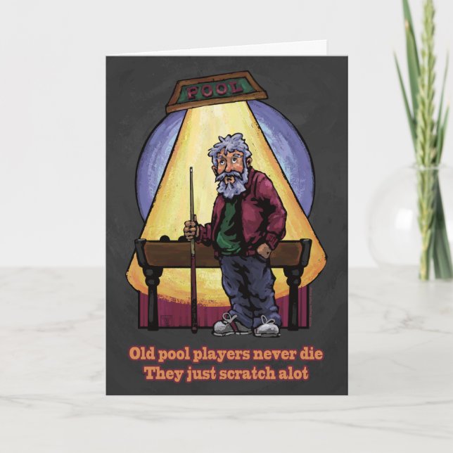 Old Pool players Card (Front)