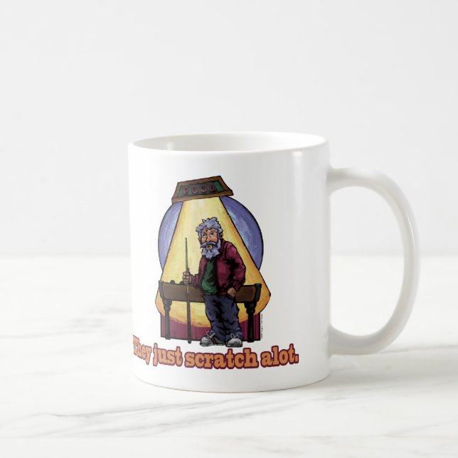 Old Pool players Coffee Mug (Right)