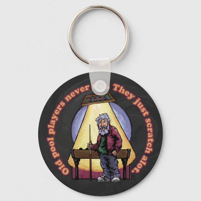Old Pool Players Keychain (Front)