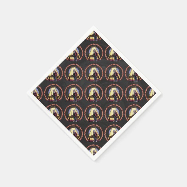 Old Pool players Napkin (Corner)