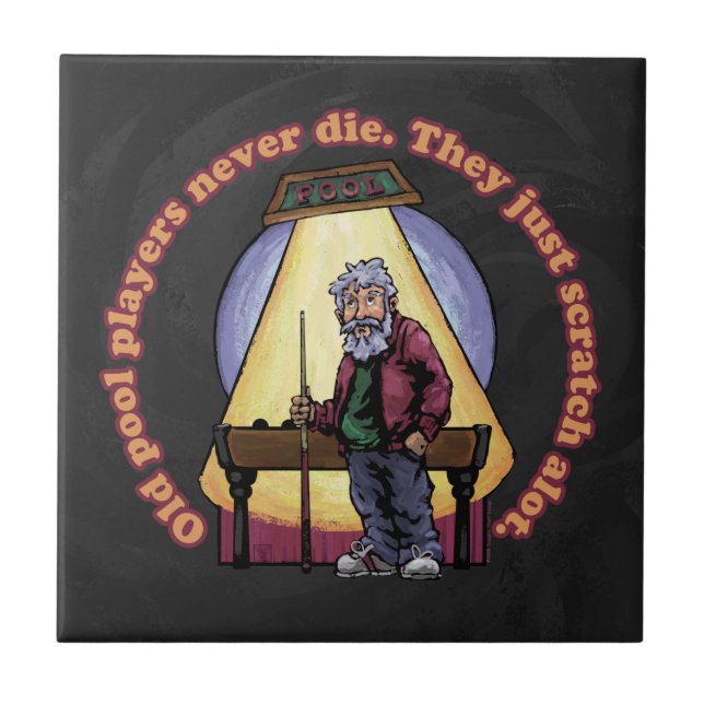 Old Pool Players Tile (Front)