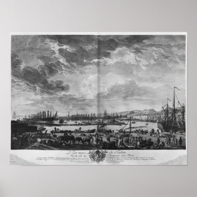 Old Port of Toulon Poster (Front)