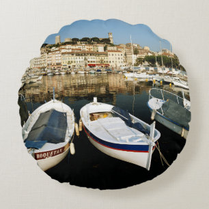 Old port round pillow