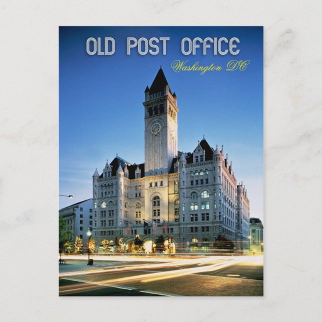 Old Post Office Pavilion, Washington DC Postcard (Front)