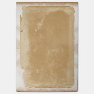 Old Post Vintage Brown Filo Pages Post-it Notes