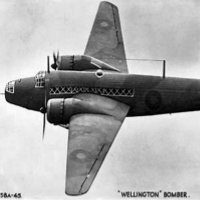 Old Postcard - A Vickers Wellington Bomber