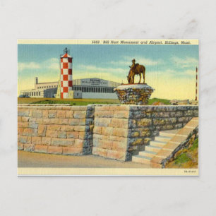 Old Postcard - Airport, Billings, Montana