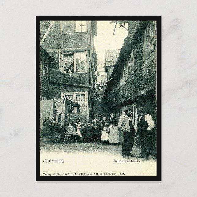 Old Postcard - Alt Hamburg (Front)