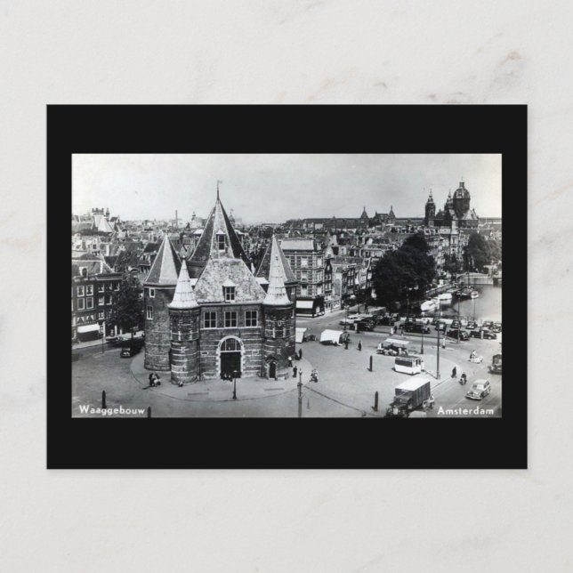 Old Postcard, Amsterdam Postcard (Front)