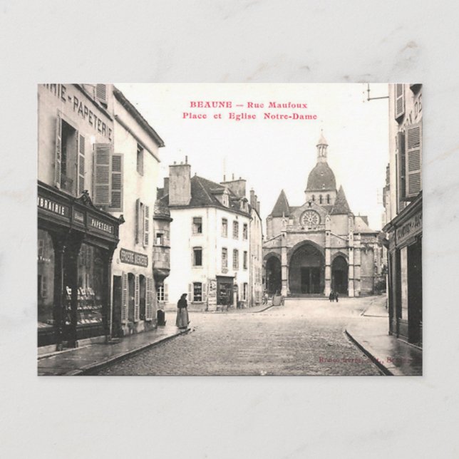 Old Postcard - Beaune, Côte d'Or, France (Front)