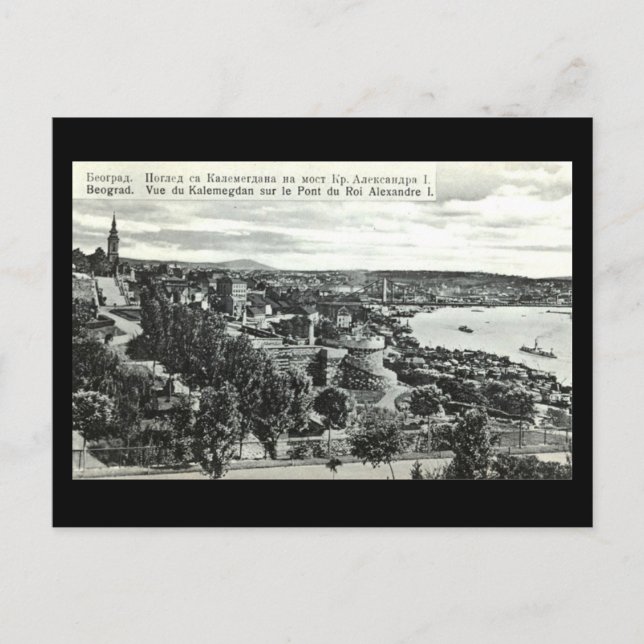 Old Postcard, Belgrade Postcard (Front)