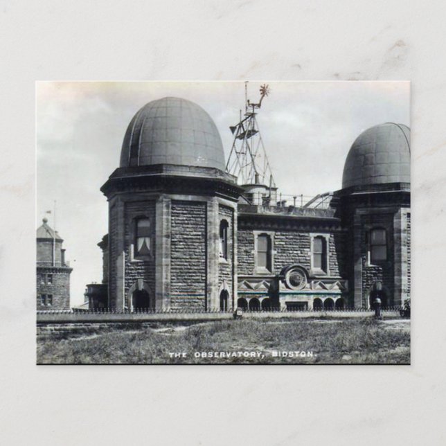 Old Postcard - Bidston Observatory, Birkenhead (Front)