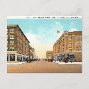 Old Postcard - Billings, Montana