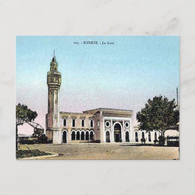 Old Postcard - Bizerte, Tunisia (Front)