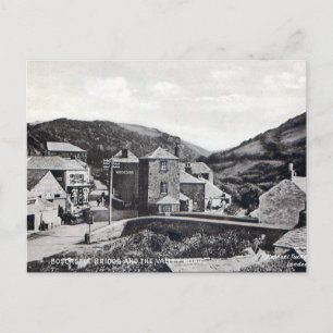 Old Postcard - Boscastle Bridge, Cornwall