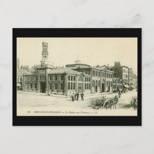 Old Postcard - Boulogne Fish Market