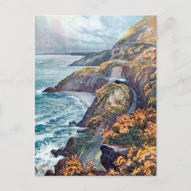 Old Postcard - Bray Head, Co Wicklow, Ireland (Front)