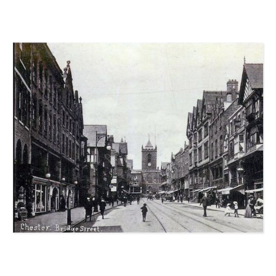 Old Postcard - Bridge Street, Chester