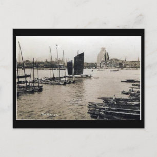 Old Postcard - Bund, Shanghai, China