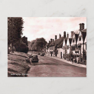 Old Postcard - Burford, Oxfordshire, England