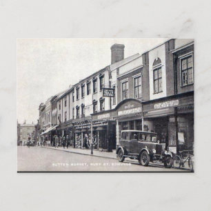 Old Postcard - Bury St Edmunds, Suffolk