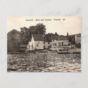 Old Postcard - Butt and Oyster, Pin Mill, Ipswich