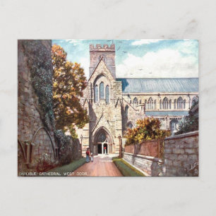 Old Postcard - Carlisle Cathedral