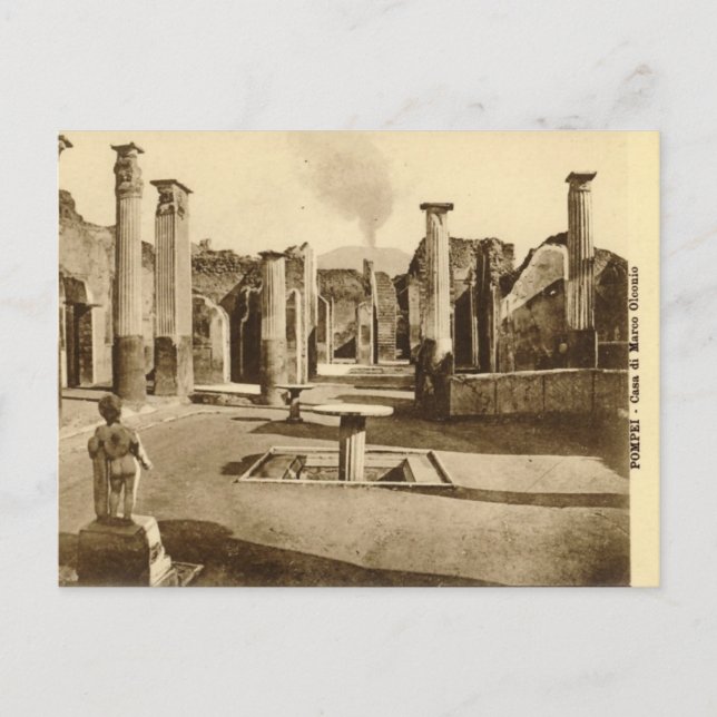Old Postcard - Casa di Marco Olconio (Front)