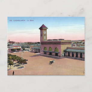 Old Postcard - Casablanca, Morocco
