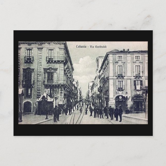 Old Postcard - Catania, Sicily (Front)