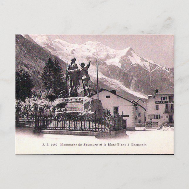 Old Postcard - Chamonix et Mont Blanc (Front)