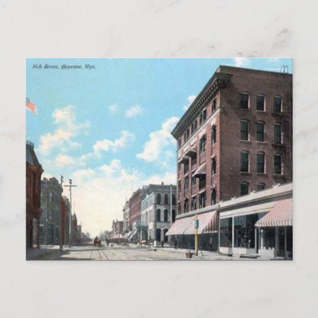 Old Postcard - Cheyenne, Wyoming (Front)