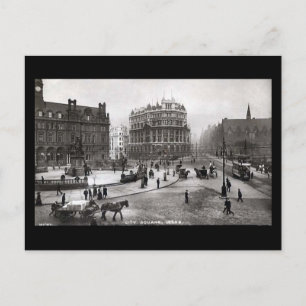 Old Postcard, City Square, Leeds Postcard