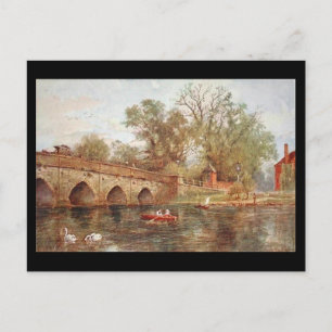 Old Postcard - Clopton Bridge, Stratford-upon-Avon