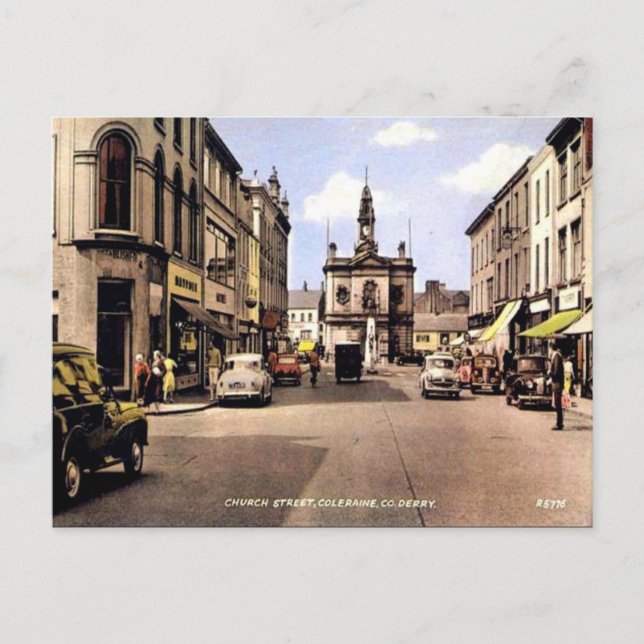 Old Postcard - Coleraine, Co Derry (Front)