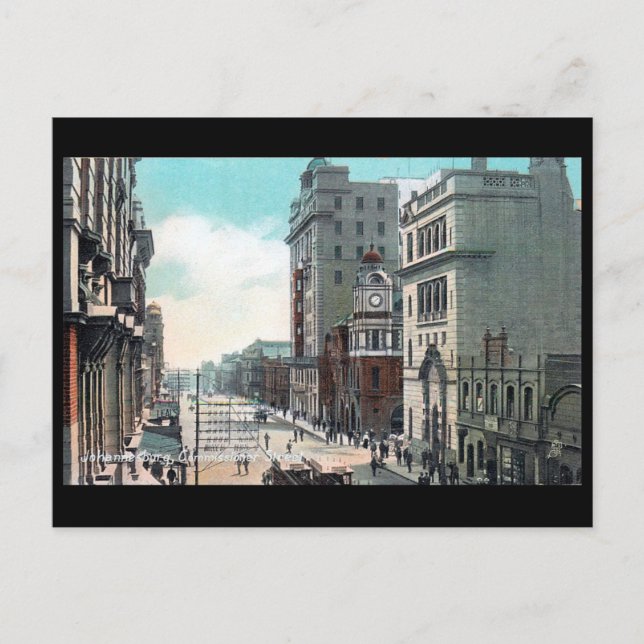 Old Postcard - Commissioner Street, Johannesburg (Front)