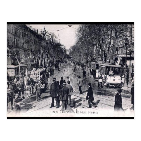 Old Postcard - Cours Belsunce, Marseille