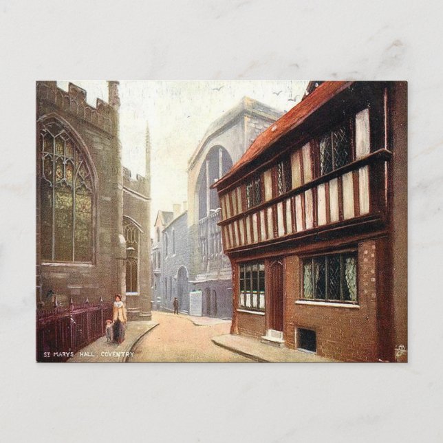 Old Postcard -  Coventry, Warwickshire (Front)