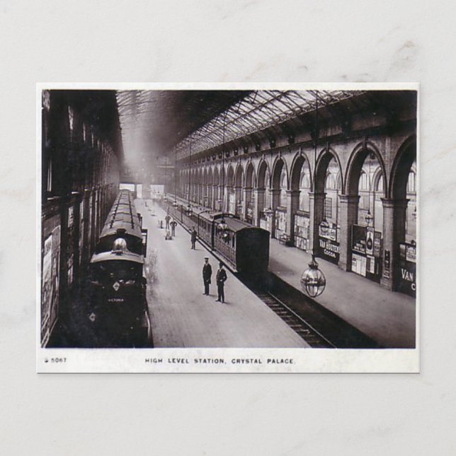 Old Postcard - Crystal Palace, London (Front)