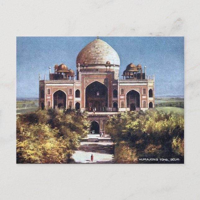 Old Postcard - Delhi, India (Front)