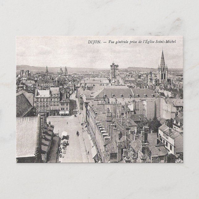 Old Postcard - Dijon, Côte-d'Or, France. (Front)