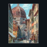 Old Postcard - Duomo, Florence, Italy<br><div class="desc">The image on this postcard has been reproduced from an old postcard of the Duomo, Florence (Firenze), Italy.</div>