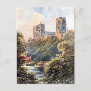 Old Postcard - Durham Cathedral