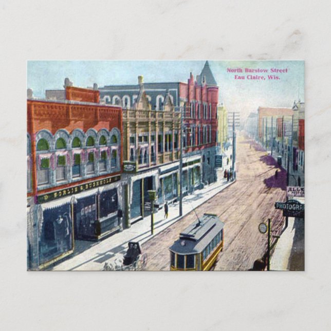 Old Postcard - Eau Claire, Wisconsin (Front)